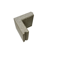 Hoekstuk 90 graden 6x30 grijs