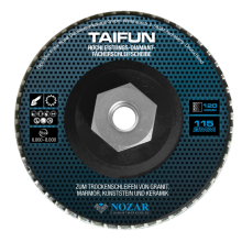 Taifun lamellenschijf D115/M14 (Korrel 120)
