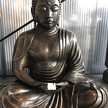 Beeld - Brons Boeddha ca. 86 cm
