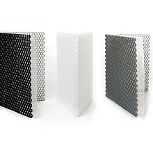 Gravel platen 100%  HDPE met onderdoek 160x120x3 Wit