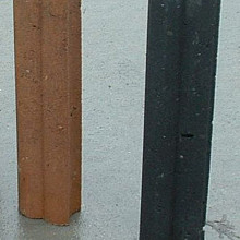 Duo-palissade °6x8,25/40 bruin