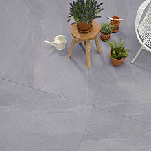 GeoCeramica 100x100x4 Vena Cloudy Grey Partij Op=Op (uitlopend)