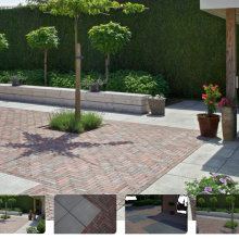 Schellevis Oud Hollands 20x20x7 grijs*