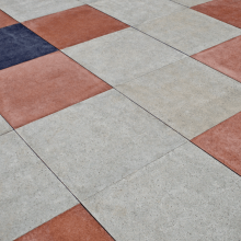 Schellevis Oud Hollands 80x80x5 roodbruin*