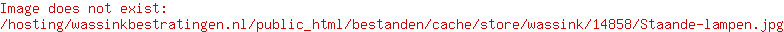 Staande lampen