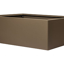 Bloembak vlak -  SUPRA BRUIN 90x120x40cm