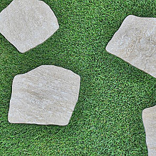 Staptegel keramiek ca. 36x42x2 Beige