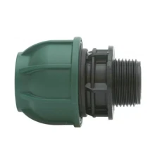 Stadex PP, Irrigatie PE klemkoppeling, Puntstuk, 16 mm x 3/4