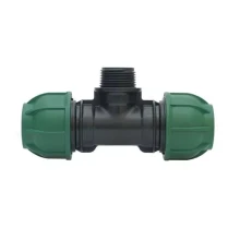 Stadex PP, Irrigatie PE klemkoppeling, T-stuk 90°, 25 x 1/2