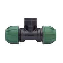 Stadex PP, Irrigatie PE klemkoppeling, T-stuk 90°, 25 x 1/2