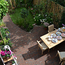 Gebakken bestrating nieuw