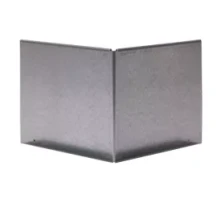 Kantopsluiting Single 10cm Verzinkt (hoekstuk) uitwendig