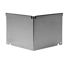 Kantopsluiting Single 16,5cm Verzinkt (hoekstuk) inwendig