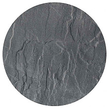 Ronde staptegel keramiek ca. Ø 37,5cm Nero