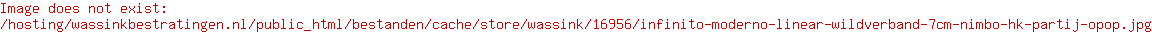 Infinito Moderno Linear wildverband 7cm Nimbo HK Partij Op=Op