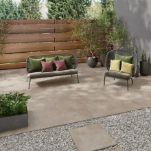 GeoCeramica 60x60x4 Framework Concrete Taupe