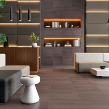 GeoCeramica 60x60x4 Solid Agate Grey