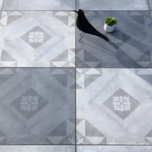 GeoCeramica 60x60x4 Symbol Block Black