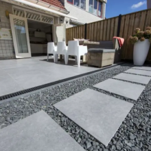 GeoCeramica 80x80x6 2Drive Impasto Grigio