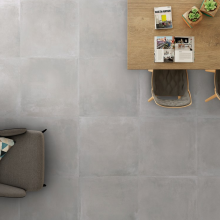 GeoCeramica 90x90x4 Solid Stone Grey
