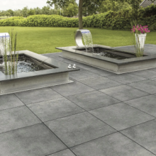 GeoCeramica 100x100x4 Landstone Carbon