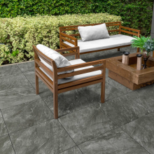 Cerasun 40x80x4 Bergamo Anthracite
