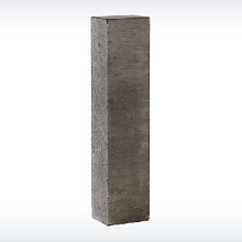 Stapelblok Strak 11x14x60 Grijs-Zwart (Zomeraanbieding)