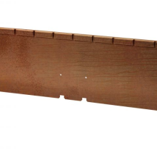 Kantopsluiting Single (FLEX) 16,5x300cm Corten (exclusief koppelspies + zelftappers)