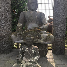 Beeld - Boeddha lava beeld 50 cm