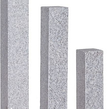 Graniet palissade Piazo 12x12x75cm grijs G603 (maandprijs)