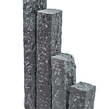 Graniet Palissaden 12x12x100 Tahiti Blue Classic Donkergrijs