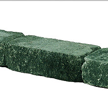 Granuwall 25x50x15 3-zijdig Antraciet Partij Op=Op