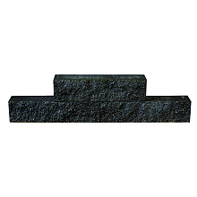 Splitblok 1-zijdig gekliefd 60x15x12 Basalto