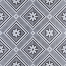 GeoCeramica 60x60x4 Concreet Flower Decor