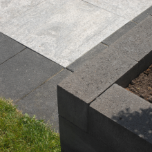 Patio Linea deklaag GEO (beton) 15x15x30 antraciet