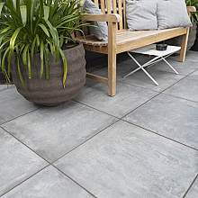 GeoCeramica 100x100x4 Concreet Smoke