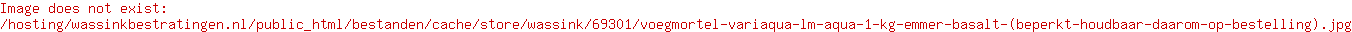 Voegmortel VariAqua+ LM Aqua 1 kg emmer Basalt (beperkt houdbaar, daarom op bestelling)