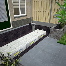 Infiltratie hydroblob BD170 30x50x120 met buis