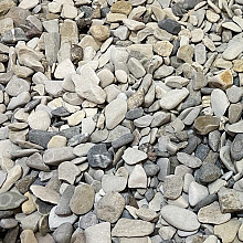 Flach Corn Grey 8-16mm per m³ ONVERPAKT (ca. 1400kg per m³)