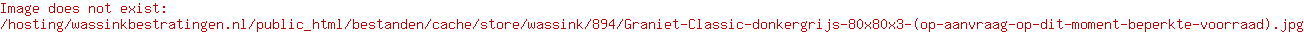 Graniet Classic donkergrijs 80x80x3 (op aanvraag, op dit moment beperkte voorraad)