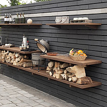 Moodul 60x30x7.5 cm afdeksteen Black