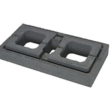 Moodul 60x30x9 cm muurelement Black
