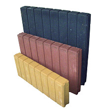 Blokjesband 6x35x50 bruin