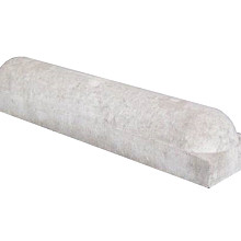 Parkeerband / Stootband 17x20x95 grijs dubbelkop