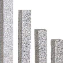 Graniet palissade Piazo 12x12x100cm grijs G603 (maandprijs)