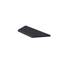 Schellevis zwembadrand hoek links 40x60/100x5 carbon*