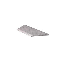 Schellevis zwembadrand hoek links 40x60/100x5 grijs*