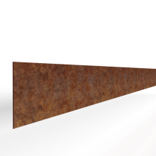 Kantopsluiting Stroke 10x300 Corten (exclusief koppelspies + zelftappers)