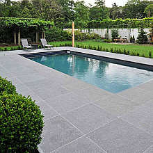 Orient Black 50x50x3 gevlamd geborsteld