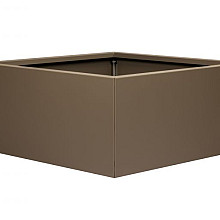 Bloembak vlak - SUPRA BRUIN 90x90x40cm